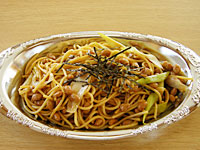 納豆パスタ